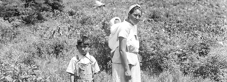 Indian Squaw with Papoose Cherokee Reservation