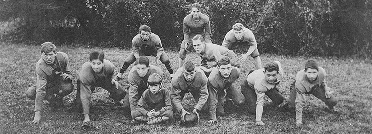 Ross School foot-ball team copy - Shelby Park