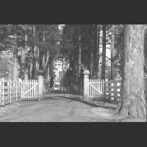 Views of front gate at Hermitage