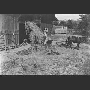 Baling hay - Linton Tenn