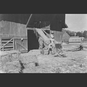 Baling hay - Linton Tenn