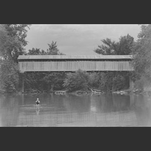 Old Covered Bridge Over Harpeth River