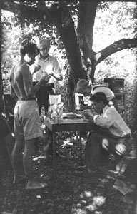 Our camp at Smiths Beach Papa - Vernon - Melvin S_ - Charlie W_