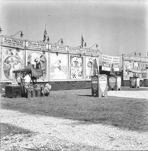 Circus side-show front Ringling Bros