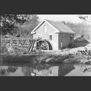 Clark's old water-mill Over-shot wheel - One mile west of Sparta Tenn - Over 100 years old