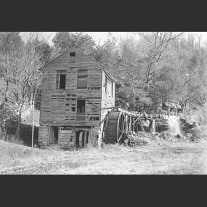 Cripp's Old Water-mill Over-shot wheel Dowelltown Dry Creek section over 100 yrs old