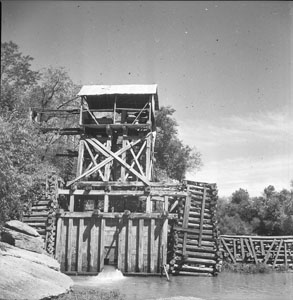 Water-mill turbine house Wilhoutes Mill Duck River