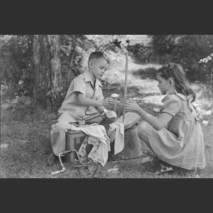 Bettie H_ and Billy making boat