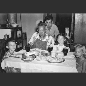 Bettie H_ Vernon, Billy H_, Anita S_ at my birthday supper