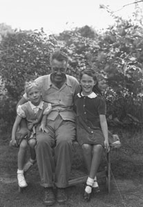 Myself, Bettie and Anita on bench